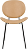 Esszimmerstuhl 2er Set LUANA Kunstleder Sandbeige Bild 5