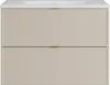 Vente-unique - ONDIL Bathroom furniture set Holz, Platte Beige - B 45 cm x H 60 cm x L 80 cm Bild 3