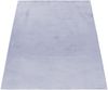 Hochflor Teppich Pia rechteckig - 140x200 cm - Silberfarbe Bild 3