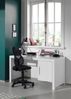 Schreibtisch Karalynn 137x72x76 Computertisch MDF Weiß Bild 5