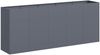 vidaXL Pflanzkübel Anthrazit 200x40x80 cm Kaltgewalzter Stahl 860726 Bild 2