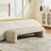 STILVORA Polsterbank Sitzbank mit Rillenpolsterung für Wohn-, Schlafzimmer, Eingangsbereich (armlehnenlos, Rillenpolsterung, Holzrahmen, Chaiselongue, Chenille, Massivholz+Holzwerkstoff, gepolstert, stabil, modern), für Wohnzimmer, Schlafzimmer und Ein... Bild 2