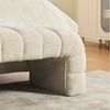 STILVORA Polsterbank Sitzbank mit Rillenpolsterung für Wohn-, Schlafzimmer, Eingangsbereich (armlehnenlos, Rillenpolsterung, Holzrahmen, Chaiselongue, Chenille, Massivholz+Holzwerkstoff, gepolstert, stabil, modern), für Wohnzimmer, Schlafzimmer und Ein... Bild 4