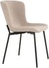 House Nordic Esszimmerstuhl, Bouclé, beige, schwarze Beine, HN1239 - 2er set Bild 3