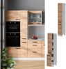 Apothekerschrank R-Line Goldkraft Eiche 30 cm Vicco Bild 2
