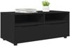 vidaXL TV-Schränk Schwarz 100 x 48 x 43 cm Holzwerkstoff 888928 Bild 3