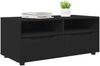 vidaXL TV-Schränk Schwarz 100 x 48 x 43 cm Holzwerkstoff 888928 Bild 3