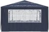 vidaXL Profi-Partyzelt mit Seitenwänden 4×4 m Blau 90 g/m² 48526 Bild 4