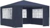 vidaXL Profi-Partyzelt mit Seitenwänden 4×4 m Blau 90 g/m² 48526 Bild 2