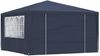 vidaXL Profi-Partyzelt mit Seitenwänden 4×4 m Blau 90 g/m² 48526 Bild 5