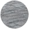 Hochflor Teppich Pepe rund - 120 cm Durchmesser - Grau Bild 4