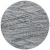 Hochflor Teppich Pepe rund - 120 cm Durchmesser - Grau Bild 5