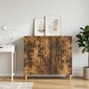 vidaXL Sideboard Geräucherte Eiche 89 x 34,5 x 80 cm Holzwerkstoff 894190 Bild 4