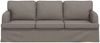 vidaXL Sofa Taupe 201 x 80 x 85 cm Stoff 42024501 Bild 4