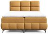 Boxspringbett Schlafzimmerbett CHARLIE 200x200cm Stoff Fibi Honiggelb Bild 3