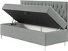 Boxspringbett 'Lenda Junior 2' beige 90x200 cm Bild 3