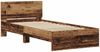 vidaXL Bettrahmen mit Kopfteil Altholz 90 x 190 cm Holzwerkstoff 871657 Bild 4