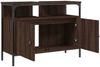 vidaXL Waschbeckenunterschrank Braun Eiche 80x30x60 cm Holzwerkstoff 842445 Bild 5