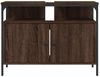 vidaXL Waschbeckenunterschrank Braun Eiche 80x30x60 cm Holzwerkstoff 842445 Bild 4