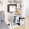 Raumteiler Cube Weiß/Anthrazit 92 x 187.7 cm Vicco Bild 5
