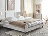 Bett mit Lattenrost ROANNE 180 x 200 cm Stoff Hellgrau Bild 3