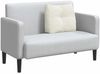 vidaXL Rückenkissen Creme 60 x 24 x 50 cm Samt 42014409 Bild 3