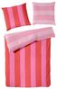 Sympathica Renforce Bettwäsche Streifen Wende rot pink rosa 123104-44 135x200 cm Bild 4