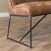 Bronx71 Esszimmerbank Mikrofaser Abel cognac 155 cm Bild 5