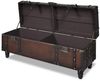 vidaXL 3er-Sitztruhen-Set, Braun Bild 5