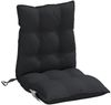 vidaXL Niedriglehner-Auflagen 2 Stk. Schwarz Oxford-Gewebe 377692 Bild 5