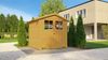 WEKA Gartenhaus 316 Gr. 1 198x148 Gerätehaus aus Holz in Braun Geräteschrank mit 19 mm Wandstärke Gartenhaus Bild 2