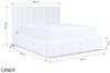 yourhouse24 Polsterbett Cande mit Bettkasten und Lattenrost Bild 3