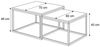 Lookway Couchtisch YOSHI 2in1 mit Tischplatte in Schwarz Matt (2er-Set), Breite: 70 cm und 60 cm Bild 4