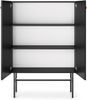 AX LIVING Kommode modern Dinley – 93 cm breit, komplett Schwarz matt Bild 3
