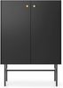 AX LIVING Kommode modern Dinley – 93 cm breit, komplett Schwarz matt Bild 2