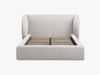 Micadoni Polsterbett Miley Samt Bluvel Silber 140x200 Bild 3