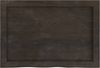 vidaXL Tischplatte Dunkelbraun 60x40x(2-6)cm Massivholz Eiche 3156409 Bild 4