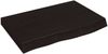 vidaXL Tischplatte Dunkelbraun 60x40x(2-6)cm Massivholz Eiche 3156409 Bild 2