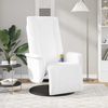 vidaXL Schwenkbarer Massagesessel Weiß 71 x 90 x 105 cm Kunstleder 42018592 Bild 3