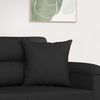vidaXL Zierkissen 2er-Set, 40x40 cm, Schwarz, Mikrofasergewebe Bild 5