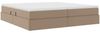 vidaXL Aufbewahrungsbett mit Matratze Cappuccino 200 x 200 cm 3370181 Bild 5