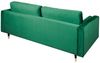 Modernes 3er Sofa 220cm COMFORT grün Samt Federkern Design Elegant Bild 4