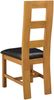 vidaXL Esszimmerstuhl 2 pcs Massivholz Eiche Schwarz 45 x 51 x 105 cm 42039166 Bild 5