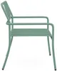 Vente-unique - BIRMOS Garden dining set Metall Grün - B 65 cm x H 81,5 cm x L 56 cm Bild 5