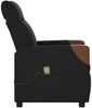 vidaXL Massagesessel Schwarz Stoff 4104819 Bild 4