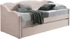 Vente-unique - LENVIA Bett SamtStoff Puderrosa - B 96,5 cm x H 81,2 cm x L 207 cm Bild 3