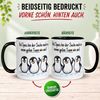 Momentals Tasse Abschied – „Viel Spaß bei der Suche“ – Abschiedsgeschenk Kollegen, Gratis Versand · Links-&Rechtshänder · Spülmaschinenfest Bild 4