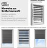 Sekey Doppelrollo Klemmfix ohne Bohren 110x210cm, Grau Bild 4