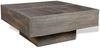 vidaXL Couchtisch Dunkelbraun Quadratisch Massivholz Mango 241133 Bild 3