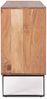 Sideboard Rasil aus Akazienholz, handgefertigte Front, modern, Natur, 130 cm breit Bild 3